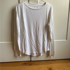 GAP White Linen long sleeve Tee